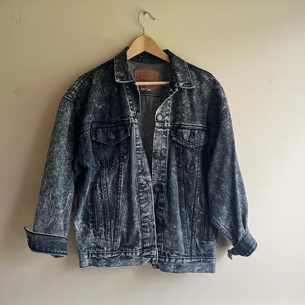 Vintage Levi’s Trucker Jacket || 80s acid wash